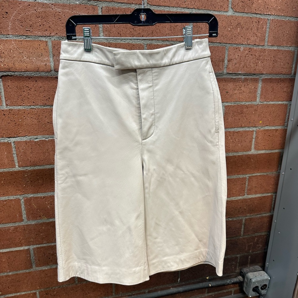 Light Pink Knee-Length Shorts